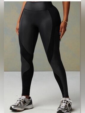 NWT - Fabletics faux leather leggings